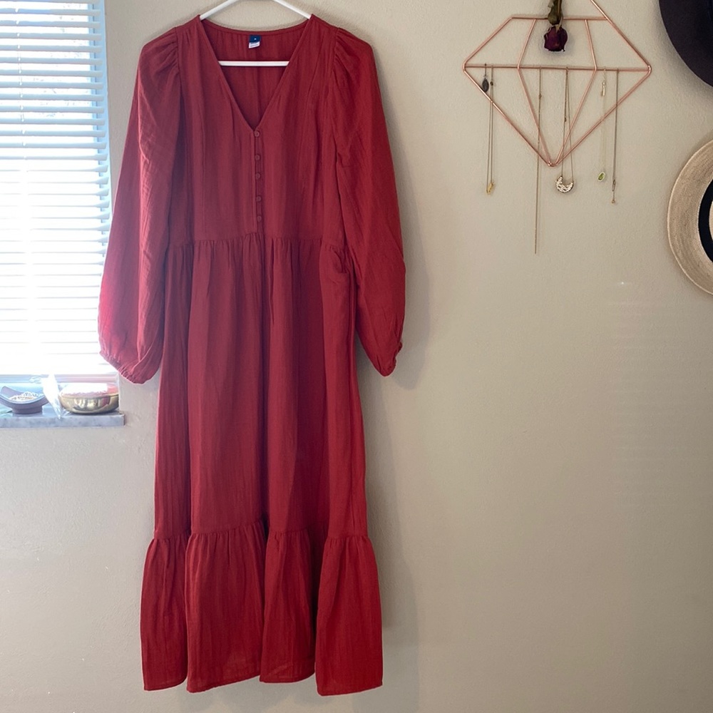 Women’s red Old Navy dress size medium